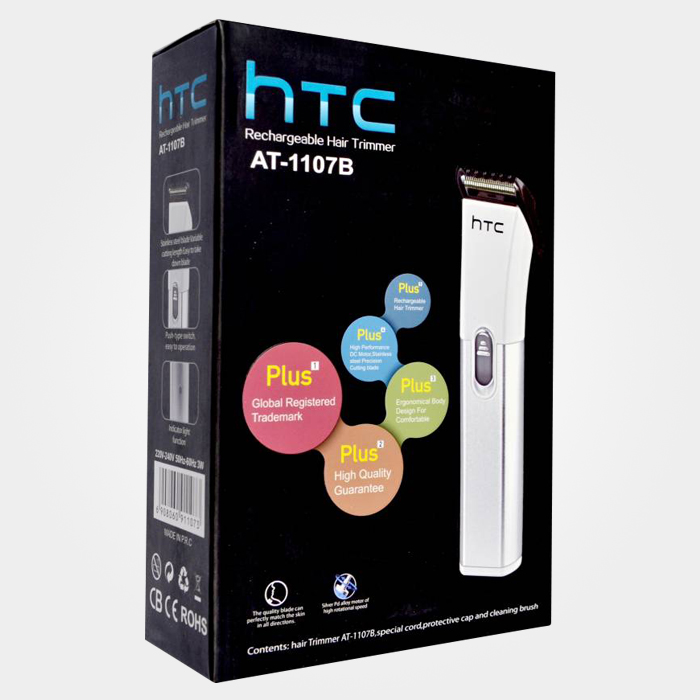 HTC Professional Rechargeable Hair Trimmer AT-1107B