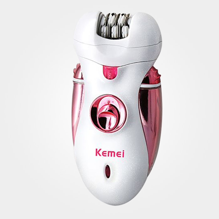 Rechargeable Lady Shaver Electric Epilator Women Hair Removal Km-2530