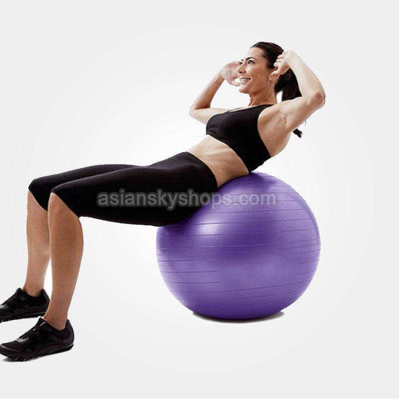 Massage Gymnastic Yoga Exercise Ball 75CM Purple