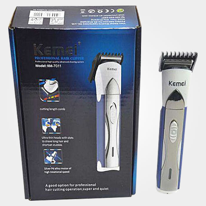 Kemei Rechargeable Hair Trimmer &amp; Shaver - Km-7011