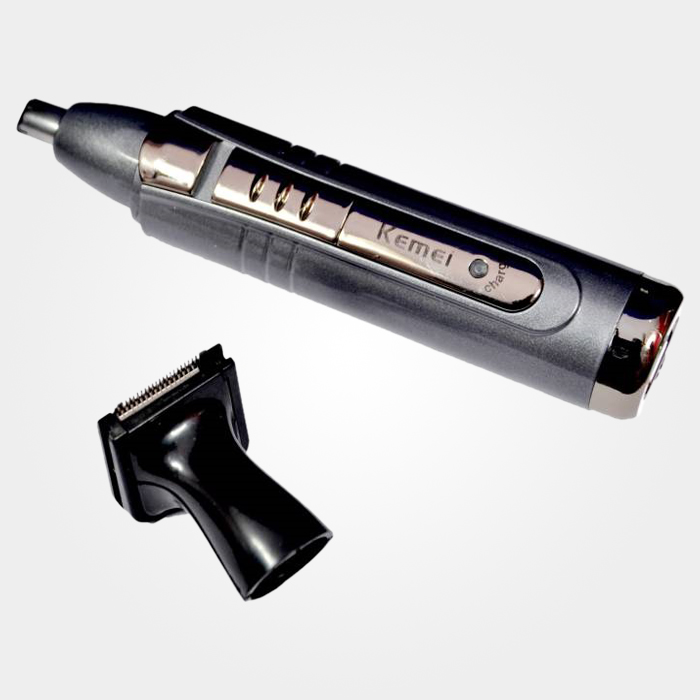 Kemei 2 In 1 Rechargeable Nose Trimmer Km-6511 (black)